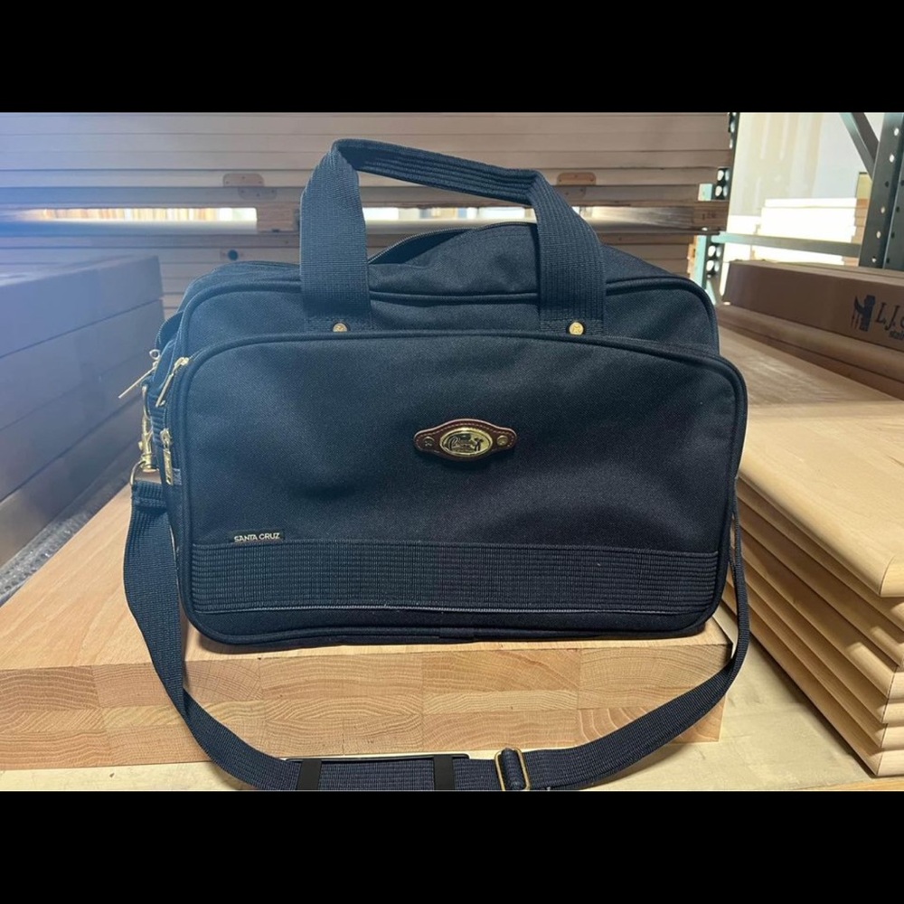 Ricardo Beverly Hills Santa Cruz Blue Travel Shoulder Strap Carry On Bag